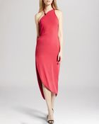 Halston Heritage Dress - Asymmetric Neck - Lyst