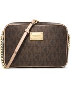 Michael Kors Jet Set Large Logo Crossbody - Lyst