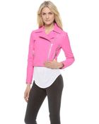 J Brand Wayfarer Leather Jacket Black - Lyst