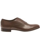 Sergio Rossi Lace-up Leather Oxford Shoes - Lyst