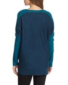 Eileen Fisher Alpaca V-Neck Sweater Top - Lyst