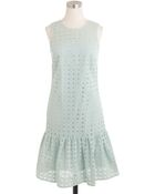 J.Crew Anna Dress In Organza Eyelet - Lyst