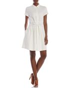 Raoul Ivory Darla Drawstring Dress - Lyst