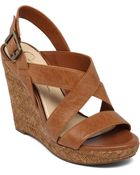 Jessica Simpson Jerrimo Platform Wedge Sandals - Lyst