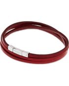 Tateossian Leather Double Wrap Bracelet - Lyst