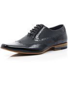 River Island Black Leather Panelled Lace Up Formal Shoes - Lyst