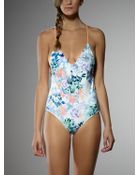 Patrizia Pepe Patterned Swimsuit - Lyst