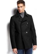 Hugo Boss Hugo Berus Virgin Wool-Blend Peacoat - Lyst