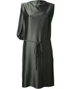 Lanvin Draped Dress - Lyst