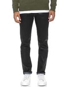 J Brand Tyler Slim Straight Stretch Coated Jeans - Lyst