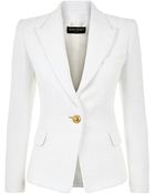 Balmain Jacquard Jacket - Lyst