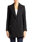 DKNY Oversized Wool Blend Blazer Coat - Lyst