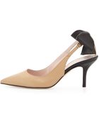 Kate Spade Jax Bow Slingback Pump - Lyst