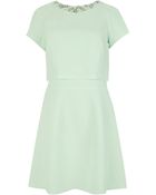 Ted Baker Foppar Embellished Dress - Lyst