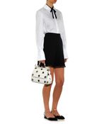 Dolce & Gabbana Sicily Mini Polka-Dot Leather Bag - Lyst