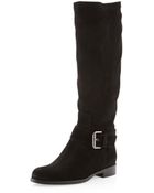 Sesto Meucci Dusty Suede Buckled Boot - Lyst