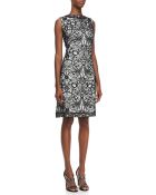 Tadashi Shoji Lace-Overlay Cocktail Dress - Lyst