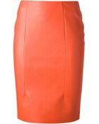Cedric Charlier Pencil Skirt - Lyst