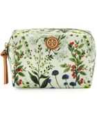 Tory Burch Brigitte Floralprint Cosmetic Case - Lyst