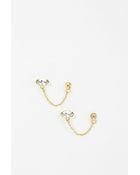 Bing Bang Marquis Eye Frontback Earring - Lyst