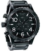 Nixon All Black Chrono 51-30 Watch - Lyst