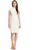 Cynthia Steffe High-Neck Lace Dress - Lyst