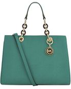MICHAEL Michael Kors Cynthia Medium Satchel - Lyst