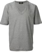 DSquared2 Striped T-Shirt - Lyst