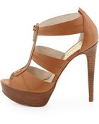 MICHAEL Michael Kors Berkley Tstrap Sandal - Lyst