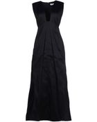 Jil Sander Long Dress - Lyst