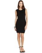 Rebecca Minkoff Black Knit 'Grid Stitch Techno' Dress - Lyst
