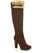 Ugg Ophira Suede Over-The-Knee Boots - Lyst