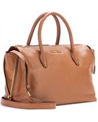 Miu Miu Leather Tote - Lyst