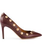 Valentino Studded Pump - Lyst