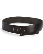 Donna Karan New York Leather Hook-Buckle Belt - Lyst