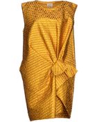 Lanvin Short Dress - Lyst