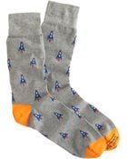 J.Crew Corgi™ Lightweight Pattern Socks - Lyst