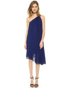 Club Monaco Cassia One Shoulder Dress - Violet Moon - Lyst