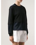 3.1 Phillip Lim Double Layer Sweatshirt - Lyst