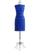 Tadashi Shoji Banded Lasercut Dress - Lyst