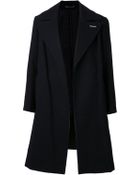 Yohji Yamamoto Long Coat - Lyst