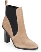 Via Spiga Maila Suede Ankle Boots - Lyst