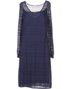 Malo Kneelength Dress - Lyst