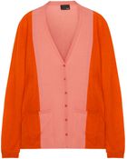 Fendi Color-Block Cashmere Cardigan - Lyst