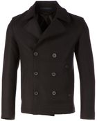 Lanvin Cropped Peacoat - Lyst