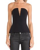 Nicholas Tech Stretch V Neck Bustier - Lyst