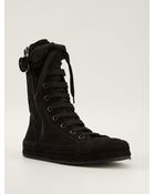 Ann Demeulemeester Lacedup Boots - Lyst