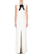Alexander McQueen Sleeveless Split-front Gown - Lyst