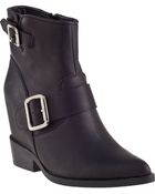 Jeffrey Campbell Wenda Ankle Boot Black Leather - Lyst