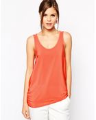 Asos Woven Tank Top - Lyst